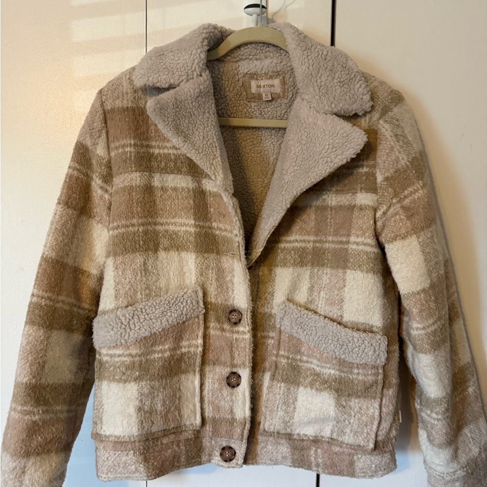 Brixton Nouvelle Cream Sherpa Jacket